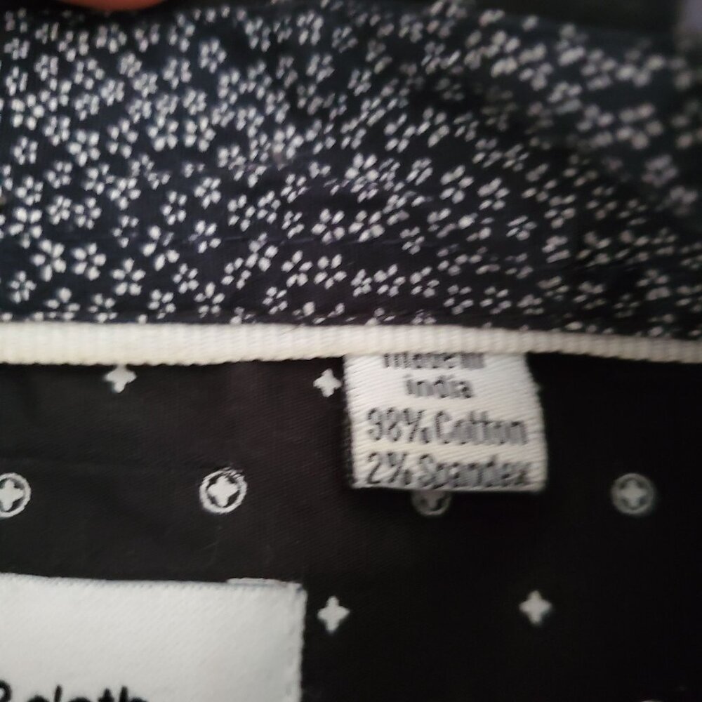 Paper Denim & Cloth Men's Polka Dot Stretch Fabric Slim Casual Shirt Size Medium - Picture 6 of 9